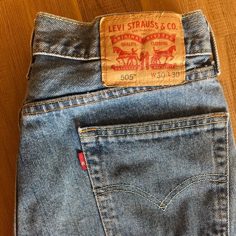 Levi’s 505 jeans waist 30 length 30